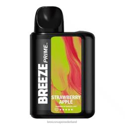 aardbei appel 0N2T6 - Breeze vape liquid Breeze Prime 6000 trekjes