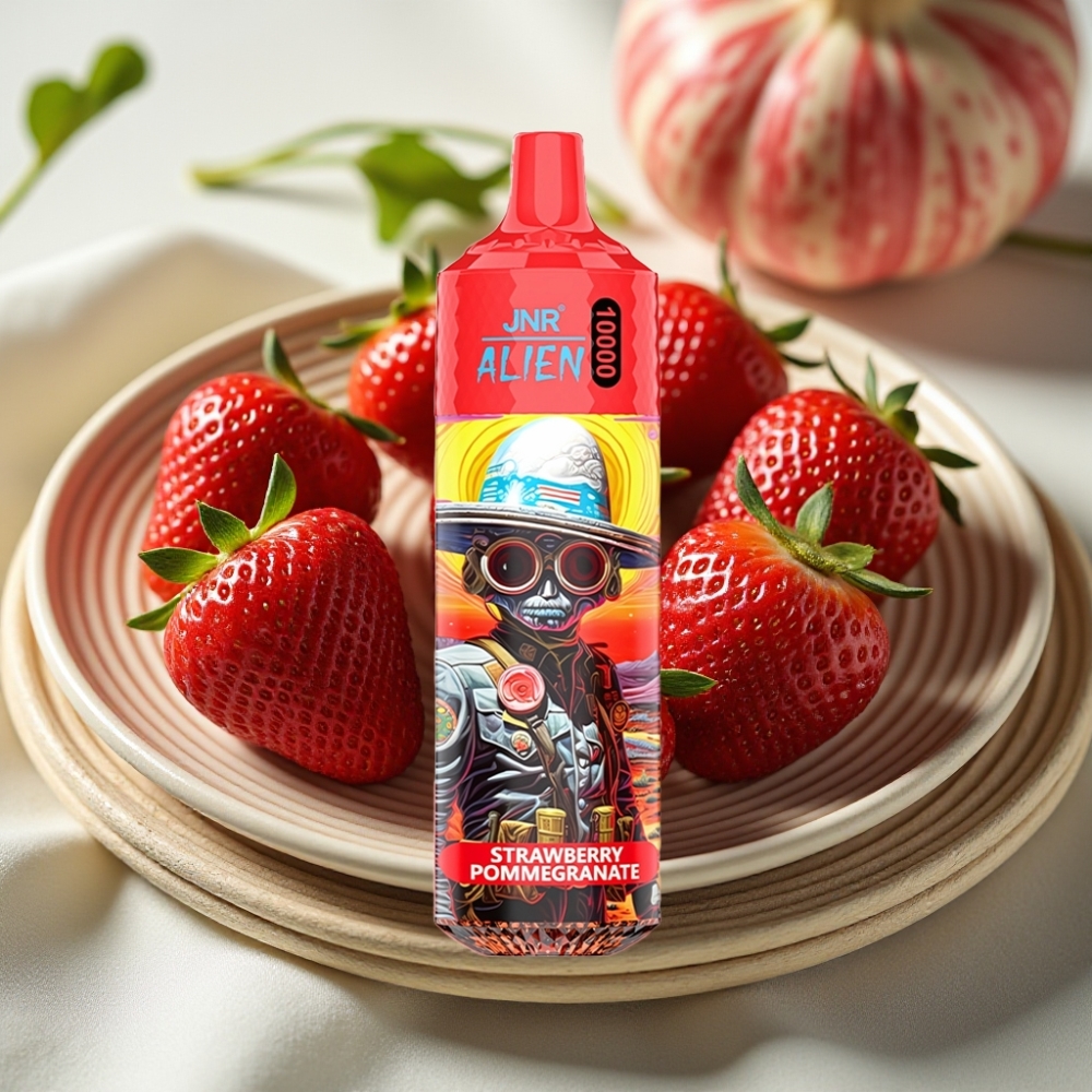 JNR Alien 10000 Puffs Aardbei Granaatappel 20ml Type-C RGB