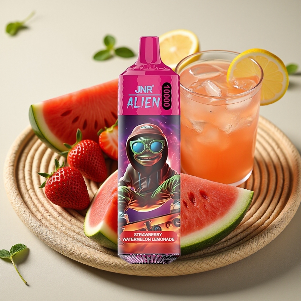 JNR Alien 10000 Puffs Aardbei Watermeloen Limonade Disposable Vape met 850mAh Battery & RGB LED