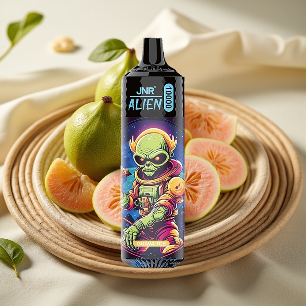 JNR Alien 10000 Puffs Guave IJs 850mAh Mesh Coil Type-C RGB