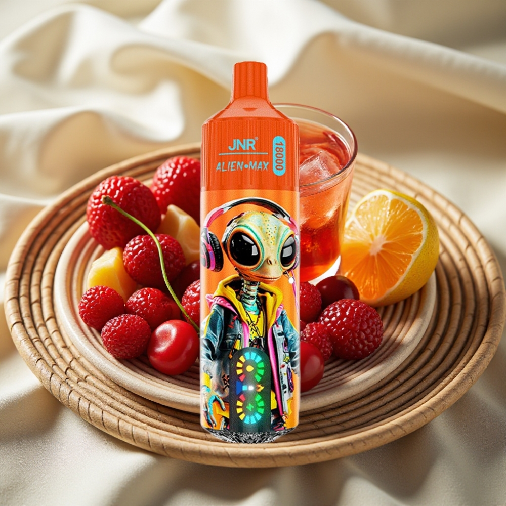 JNR Alien Max 18000 Puffs Fizzy Cherry Cola Dual Mesh Coil Smart LED Display