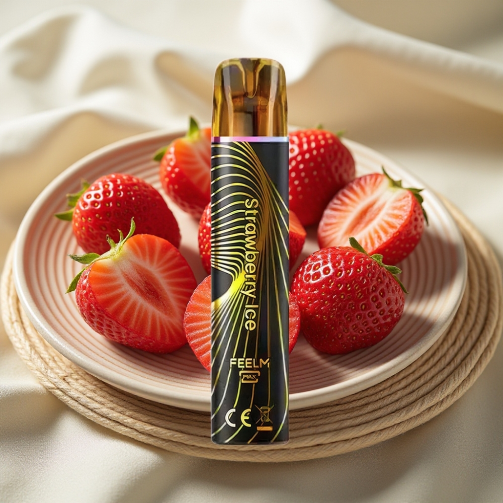 JNR Black&Golden 800 Puffs Aardbei Ijs Disposable Vape 550mAh 2ml TPD
