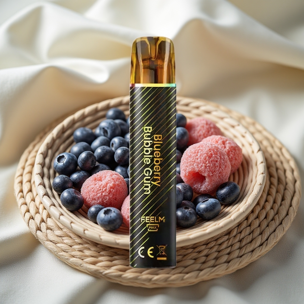 JNR Black&Golden 800 Puffs Bosbes Bubblegum Disposable Vape 550mAh 2ml TPD