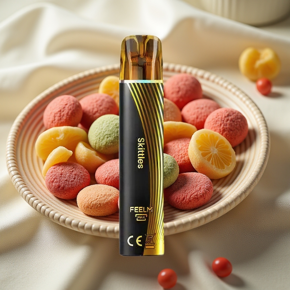 JNR Black&Golden 800 Puffs Skittles Disposable Vape 550mAh 2ml TPD