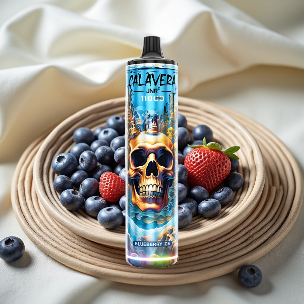 JNR Calavera 11000 Puffs Blauwe Bes IJs Type-C 850mAh 21ml 1.0ohm