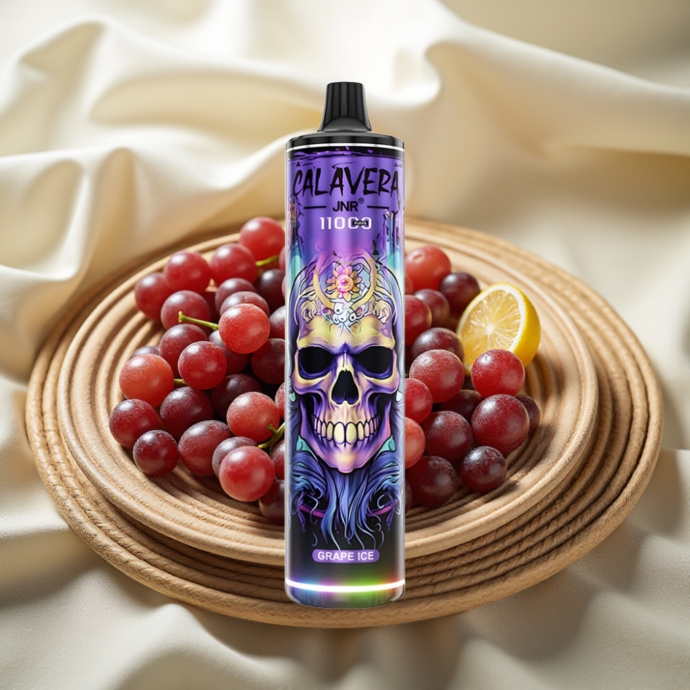 JNR Calavera 11000 Puffs Druiven IJs Disposable Vape met Type-C & 850mAh