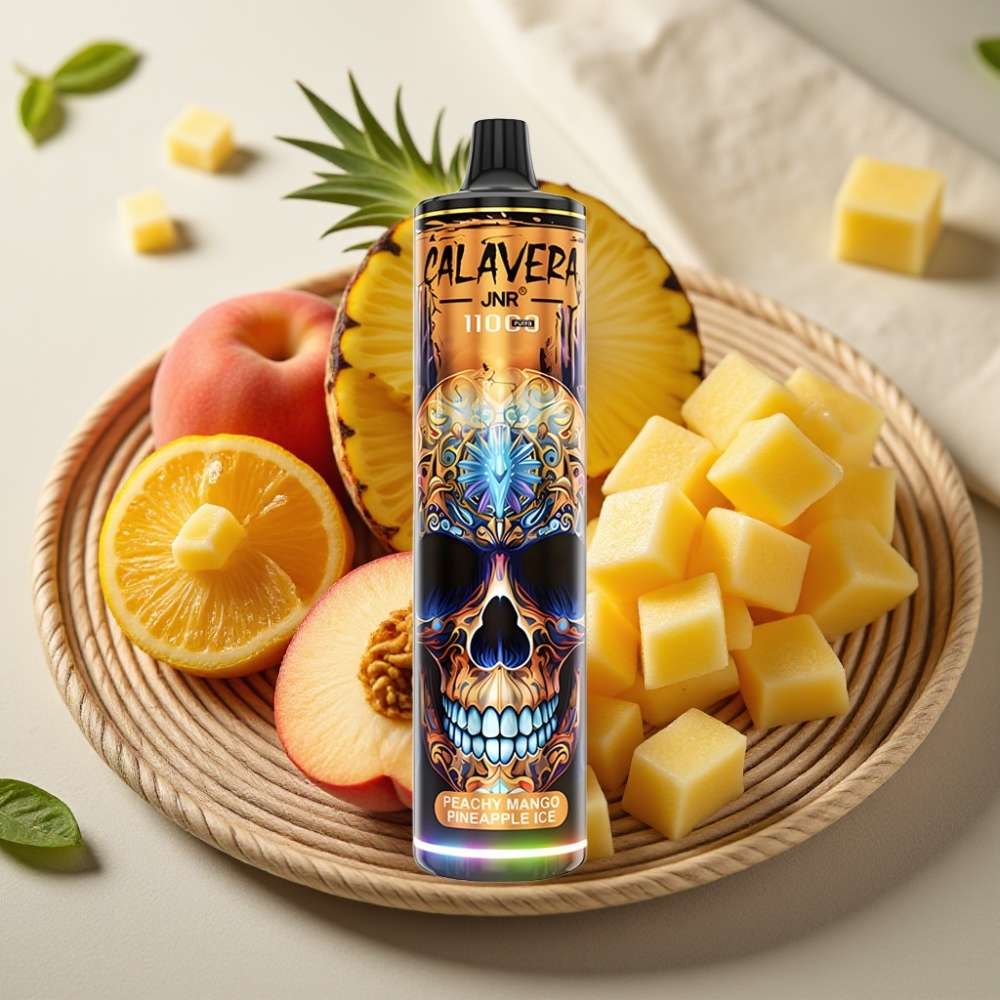 JNR Calavera 11000 Puffs Perzik Mango Ananas IJs Type-C Oplaadpoort 850mAh
