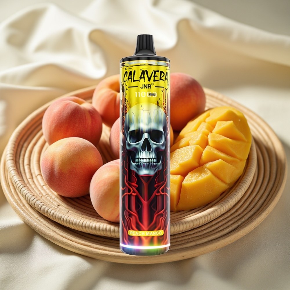 JNR Calavera 11000 Puffs Perzik Mango Type-C Oplaadbaar 850mAh 21ml Mesh