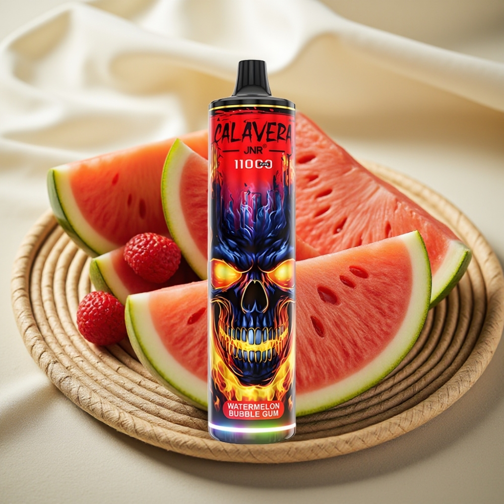 JNR Calavera 11000 Puffs Watermeloen Bubble Gum Disposable Vape met Type-C & 850 mAh