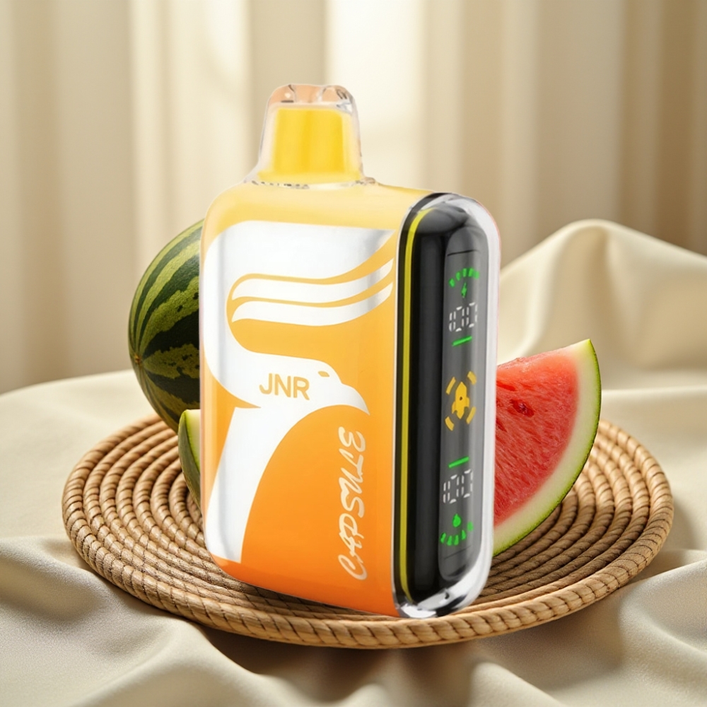 JNR Capsule 15000 Puffs Watermeloen Lychee Dual Mesh Coil Smart LED Display