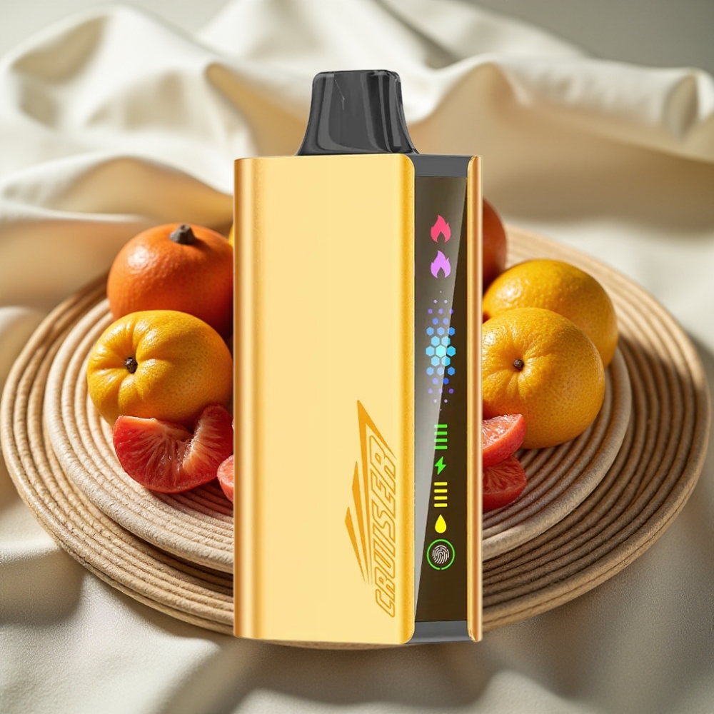 JNR Cruiser 12000 Puffs Koel Fanta Geen-Opladen 3500mAh Dual Mesh Display