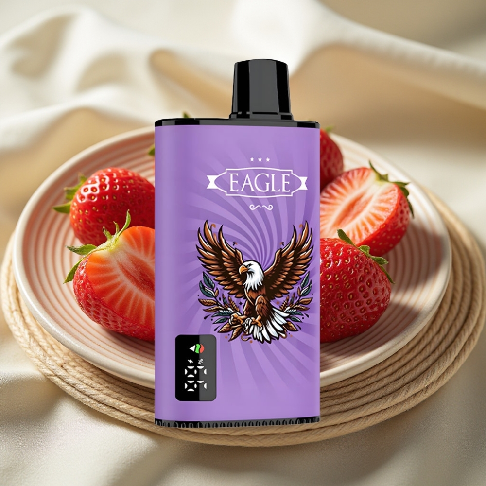 JNR EAGLE Smart 23000 Puffs Aardbei IJs Disposable Vape met Digitale Scherm & Aanpasbare Luchtstroom