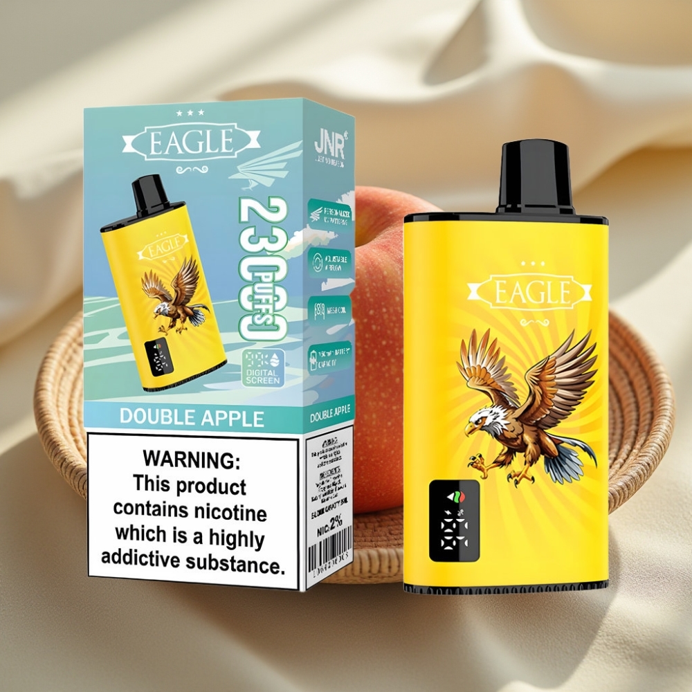 JNR EAGLE Smart 23000 Puffs Dubbele Appel Digitale Scherm 1.0ohm Mesh Coil