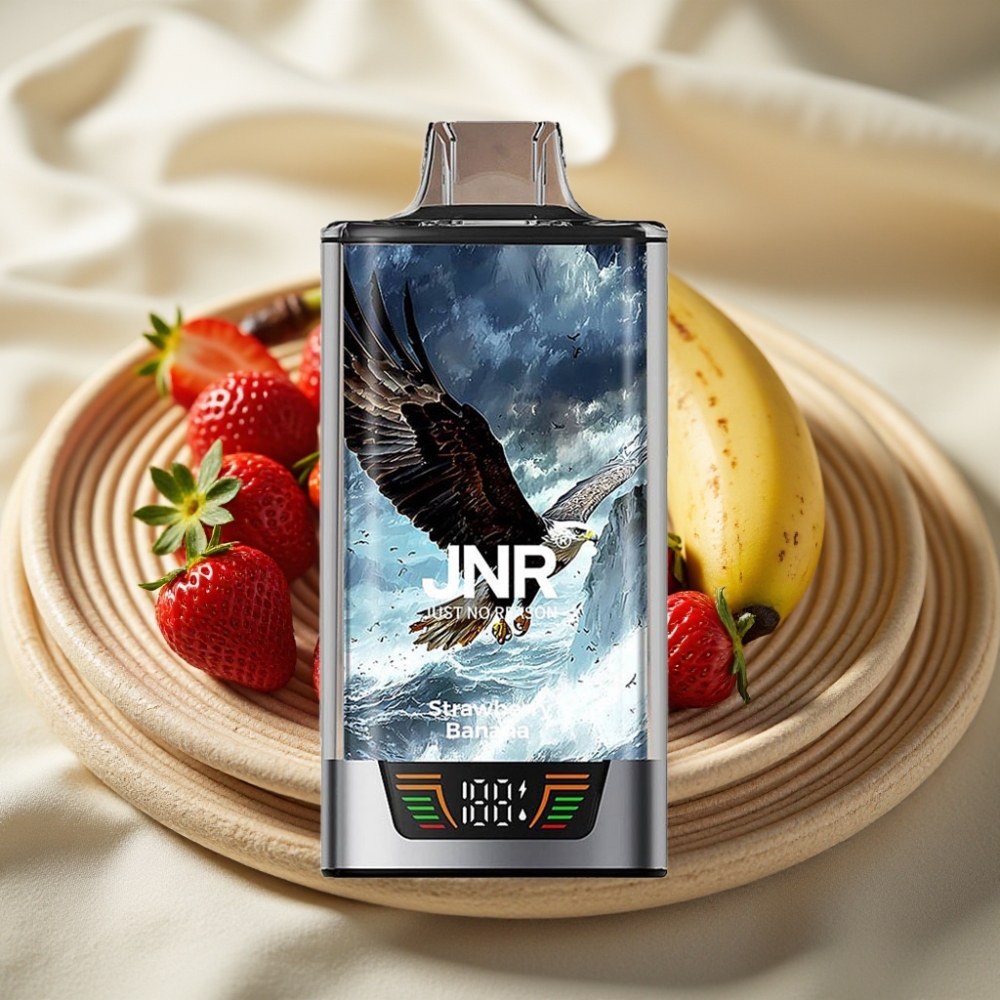 JNR Falcon Pro 28000 Aardbei Banaan Disposable Vape met 30ml & USB-C