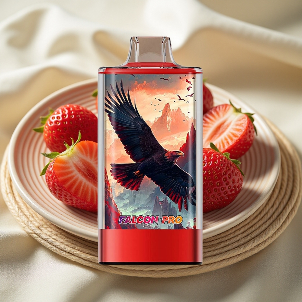 JNR Falcon Pro 28000 Aardbei Ijs Disposable Vape 30ml 950mAh MTL Dual Mesh