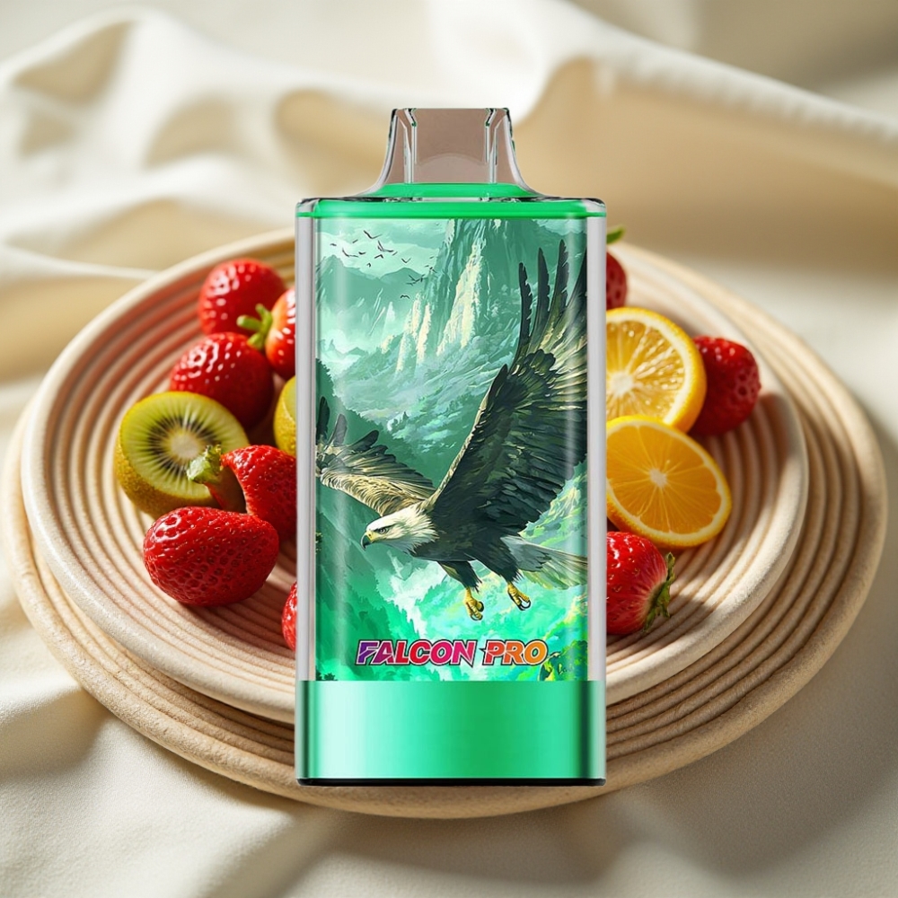 JNR Falcon Pro 28000 Aardbei-Kiwi Disposable Vape met 30ml & Dual Mesh Coil