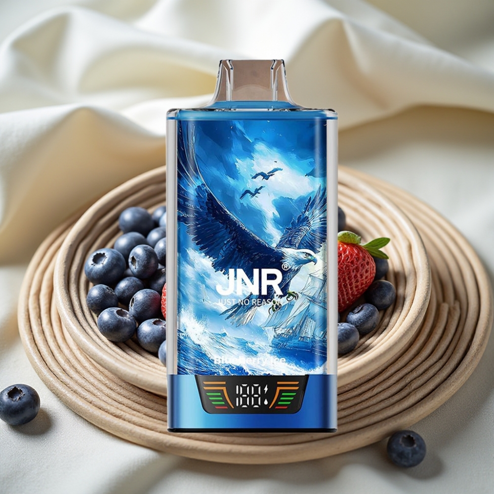 JNR Falcon Pro 28000 Blauwe Bes IJs 30ml 950mAh Dual Mesh USB-C MTL