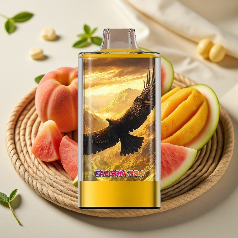 JNR Falcon Pro 28000 Disposable Vape Perzik Mango Watermelon 30ml 950mAh Dual Mesh