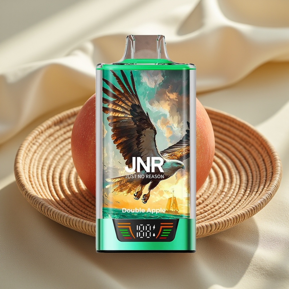 JNR Falcon Pro 28000 Dubbele Appel Disposable Vape 30ml 950mAh Dual Mesh USB-C