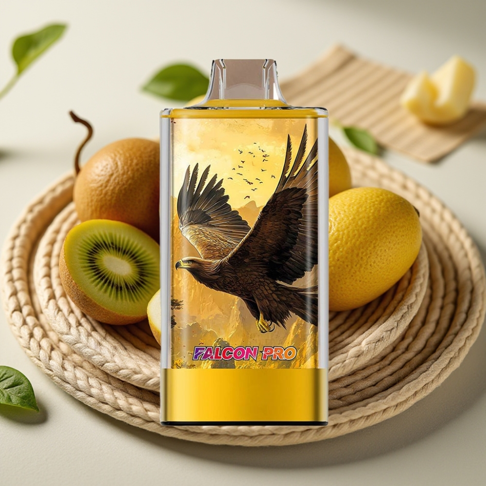 JNR Falcon Pro 28000 Kiwi Passievrucht Guave 30ml USB-C Smart Display Dual Mesh