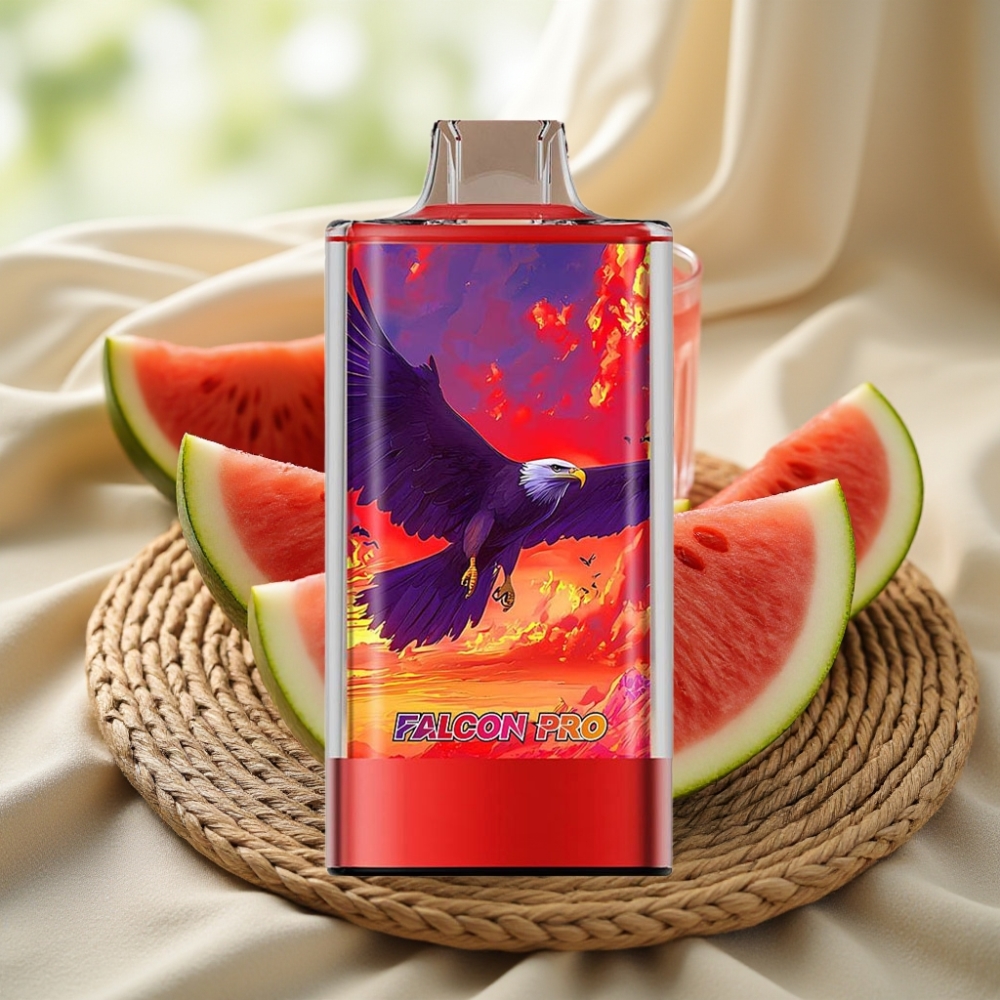 JNR Falcon Pro 28000 Wegwerp Vape Watermeloen IJs met Smart Display en Dual Mesh Coil
