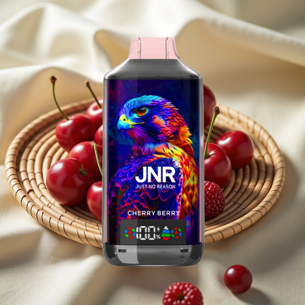 JNR Falcon X 18000 Puffs Kersbes met Digitale Display & Dual Mesh Coil
