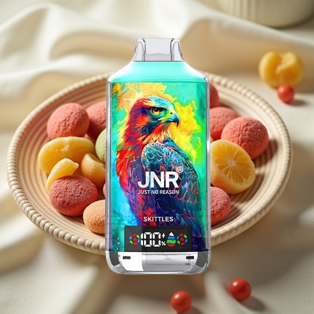 JNR Falcon X 18000 Puffs Skittles (Regenboog) Dual Mesh Coil 24ml Type-C