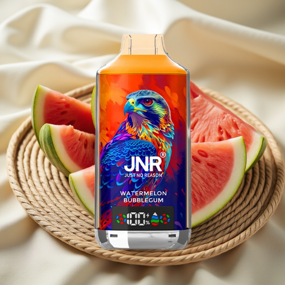 JNR Falcon X 18000 Puffs Watermeloen Bubblegum Dual Mesh Coil Type-C