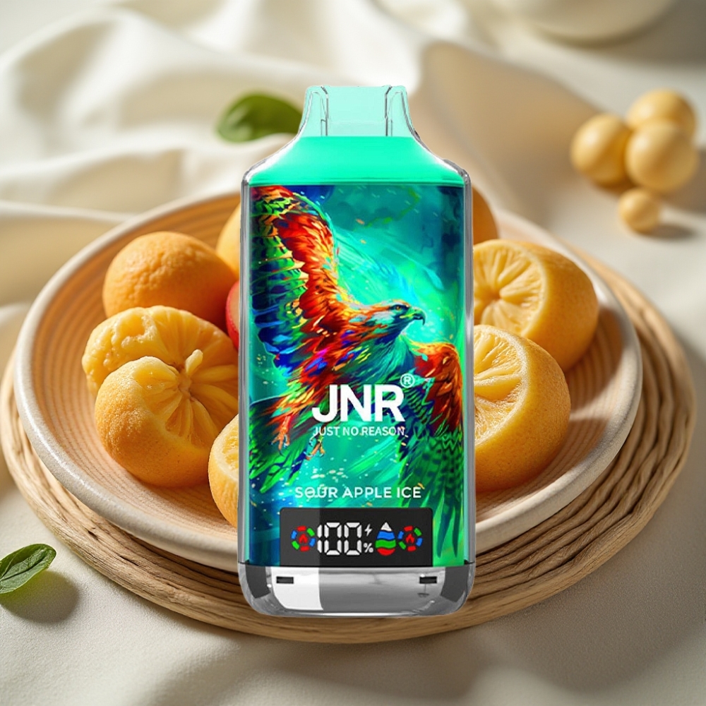 JNR Falcon X 18000 Puffs Zuur Appel IJs Dual Mesh Coil 24ml Type-C