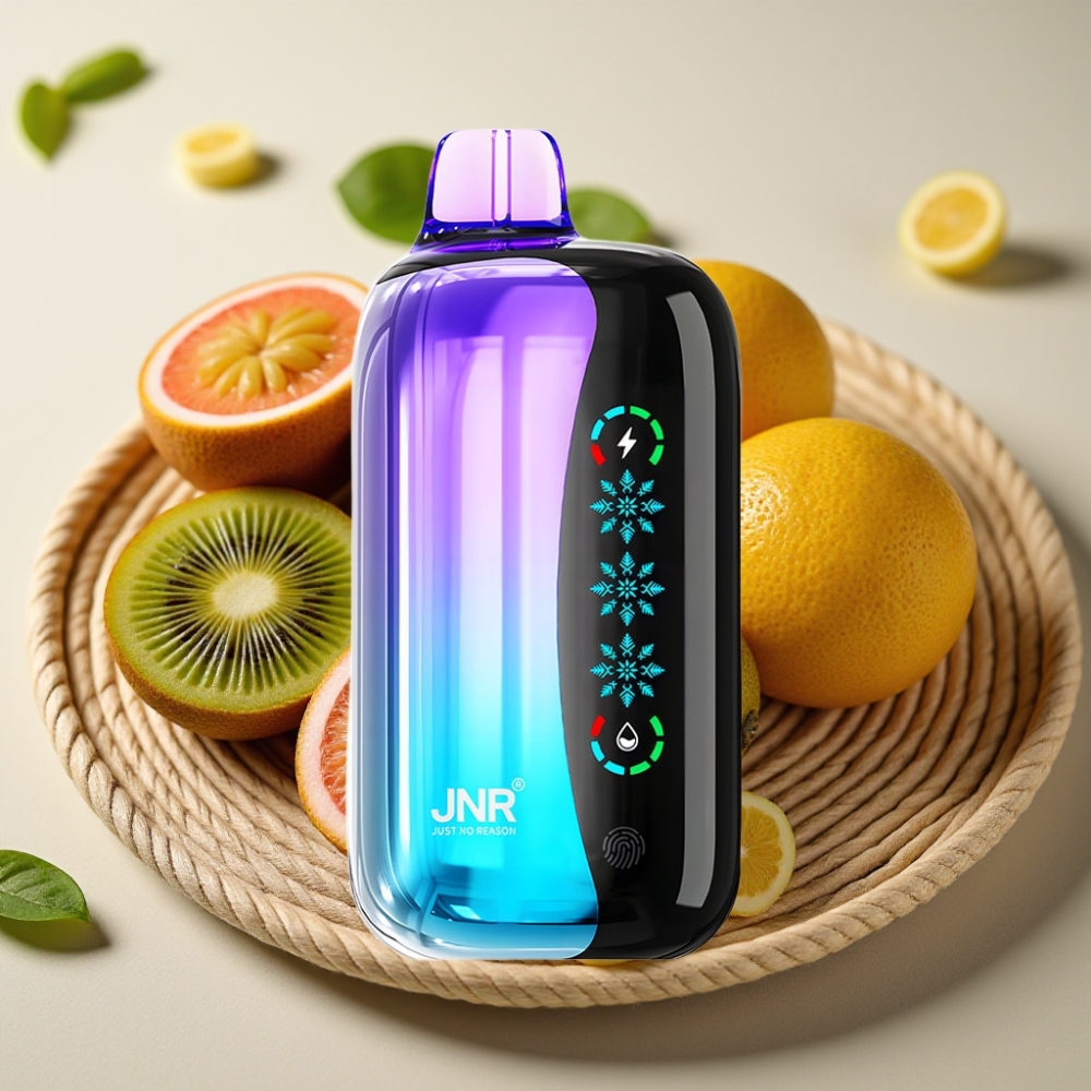 JNR Flex Ice 21000 Puffs Disposable Vape Kiwi Passievrucht Guava Met Aanpasbare Airflow en Touchscreen