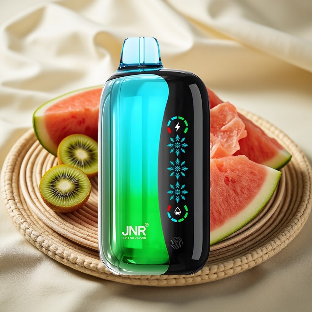 JNR Flex Ice 21000 Puffs Kiwi Watermeloen IJs Met Aanpasbare Luchtstroom en Touchscreen