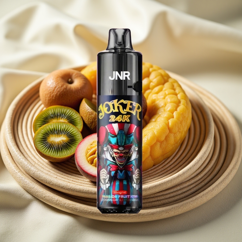 JNR Joker 24K Puffs Disposable Vape Passievrucht Kiwi 2+10ml Navulbaar 800mAh