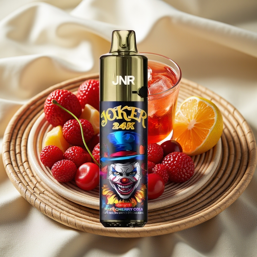 JNR Joker 24K Puffs Fizzy Cherry Cola Zichtbare Vloeistofniveaus & 800mAh Batterij