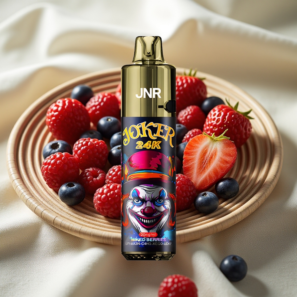 JNR Joker 24K Puffs Gemengde Bessen Zichtbare Vloeistof & Type-C Oplaadbaar