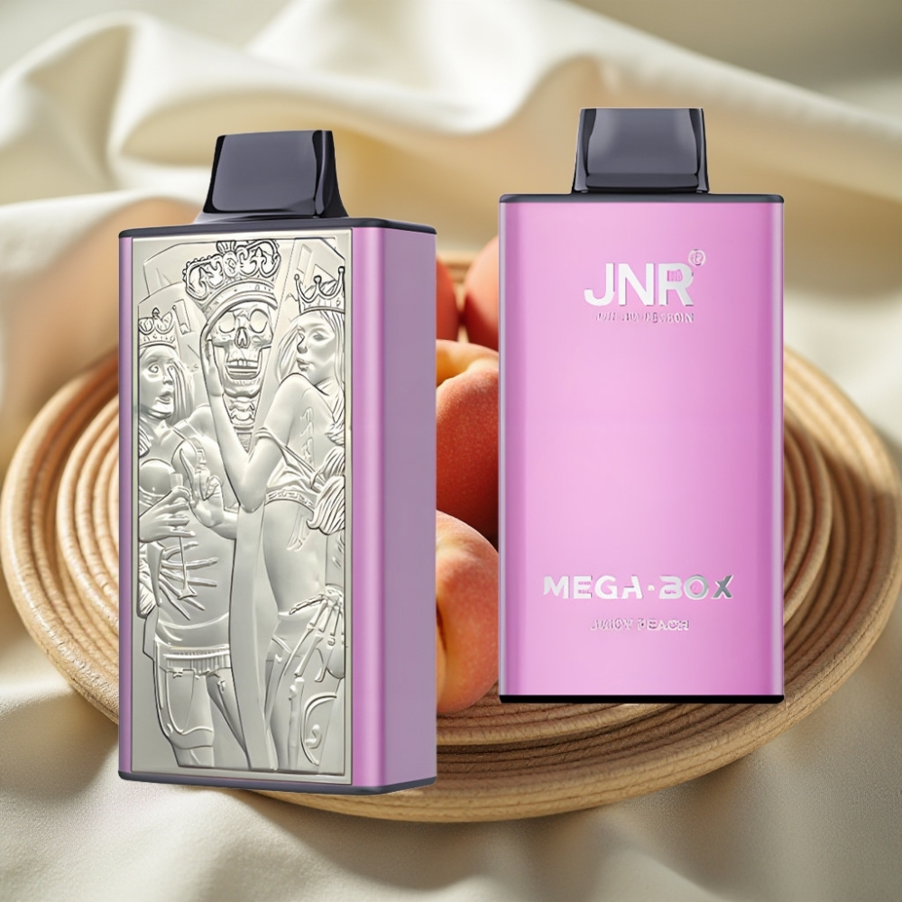 JNR Mega Box 25000 Puffs Wegwerp Vape Sappige Perzik met Dual Mesh Coil & 850mAh