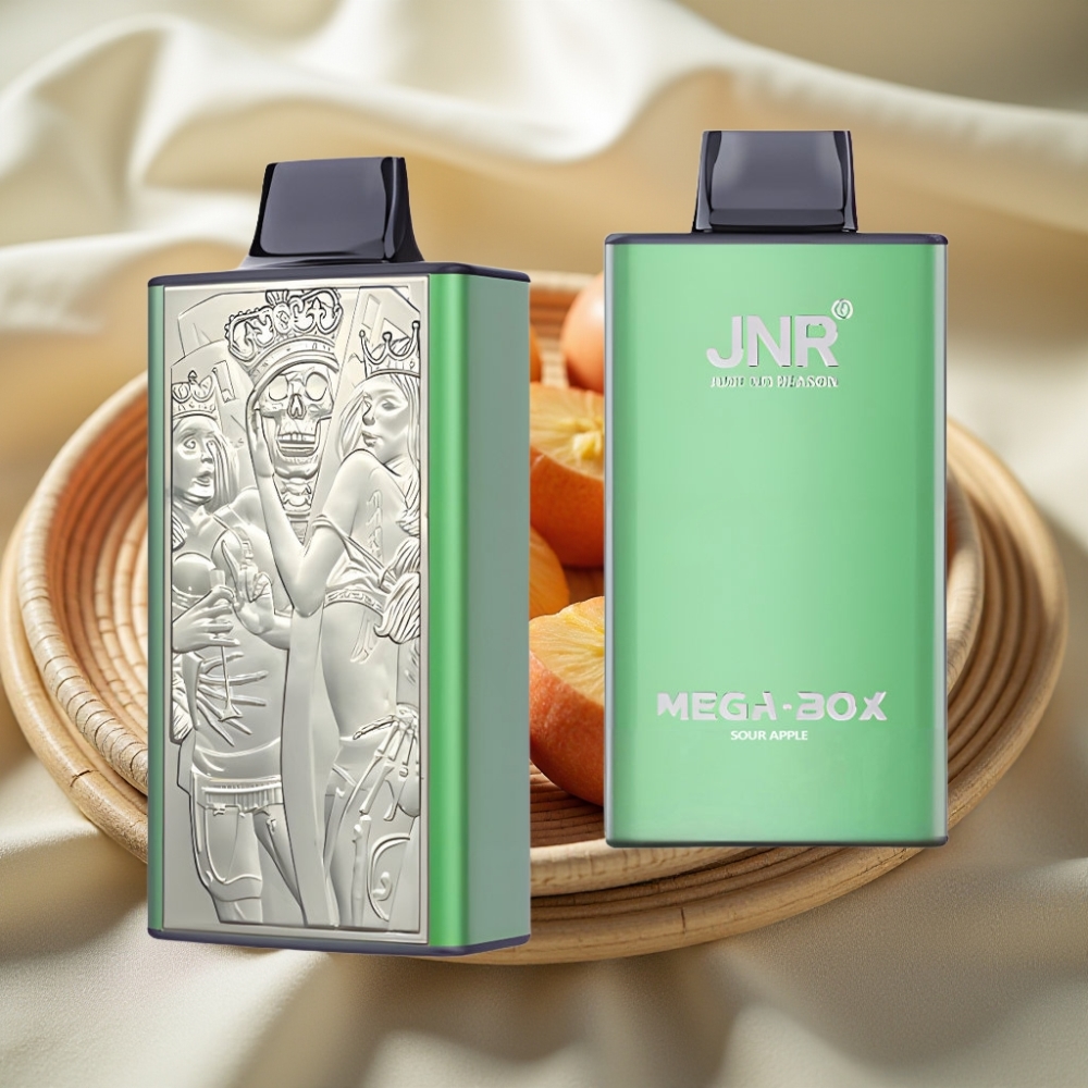 JNR Mega Box 25000 Puffs Zuur Appel Dual Mesh Coil Type-C