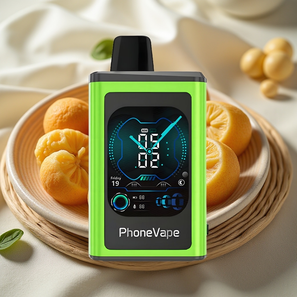 JNR PhoneVape 30000 puffs Zure Appel Ijs Type-C Oplaadbaar App Bediening