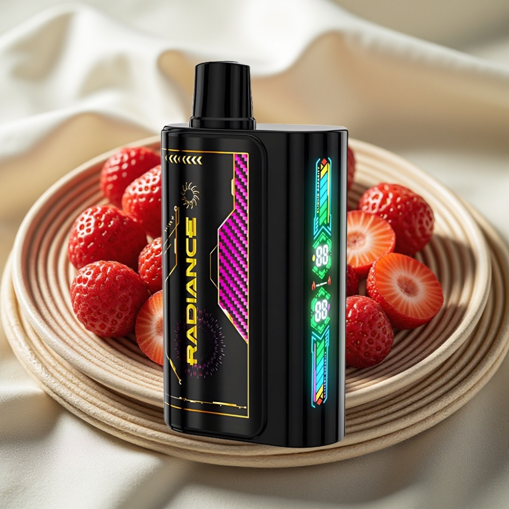 JNR Radiance 31000 Puffs Aardbei IJs Disposable Vape met Dual Mesh Coil & Type-C