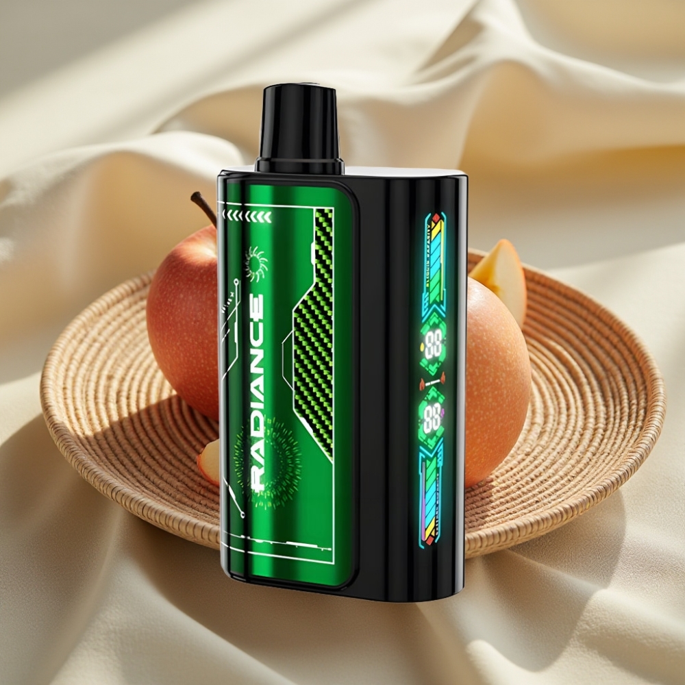 JNR Radiance 31000 Puffs DUBBELE APPEL Met Smart Animation Scherm & Dual Mesh Coil