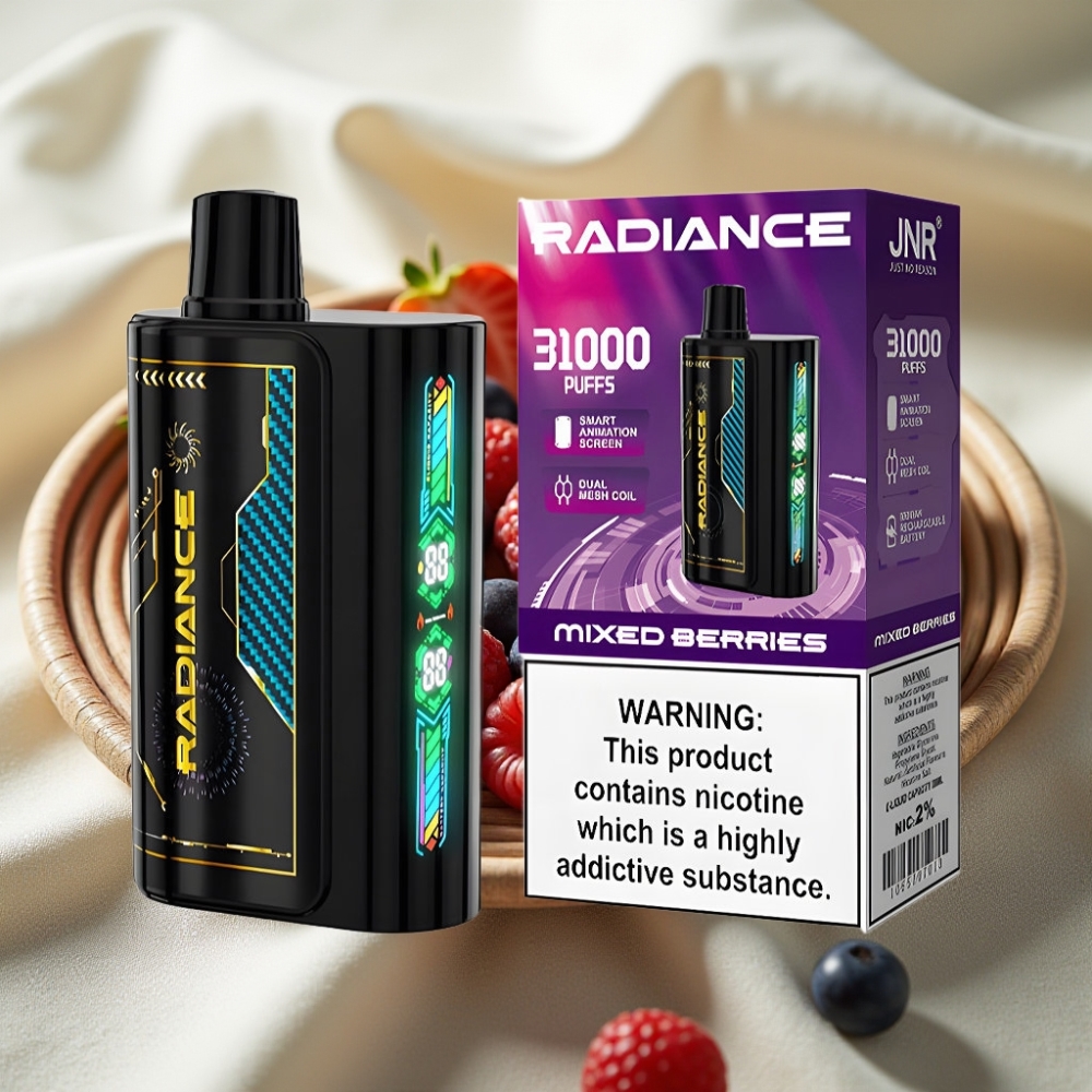JNR Radiance 31000 Puffs Gemengde Bessen Dual Mesh Oplaadbaar