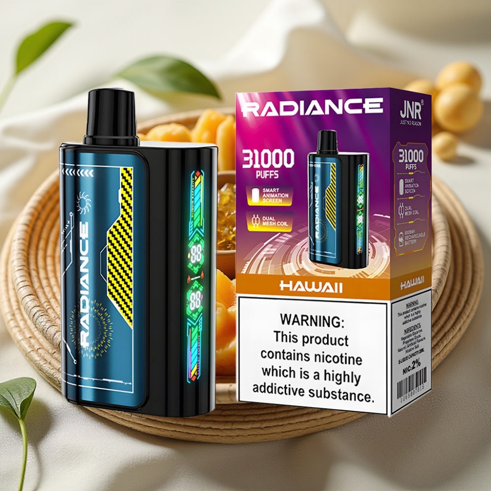 JNR Radiance 31000 Puffs Hawaï Dual Mesh Coil 28ml