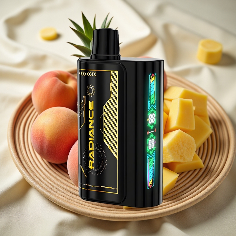 JNR Radiance 31000 Puffs Perzik Mango Ananas Dubbele Mesh Coil Oplaadbaar