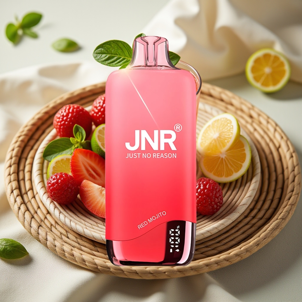 JNR Rainbow 10500 Puffs Disposable Vape Rode Mojito met 600mAh Batterij en 18ml Tank