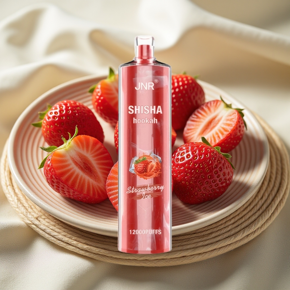 JNR Shisha Hookah 12000 Puffs Aardbei IJs 24ml 750mAh Type-C