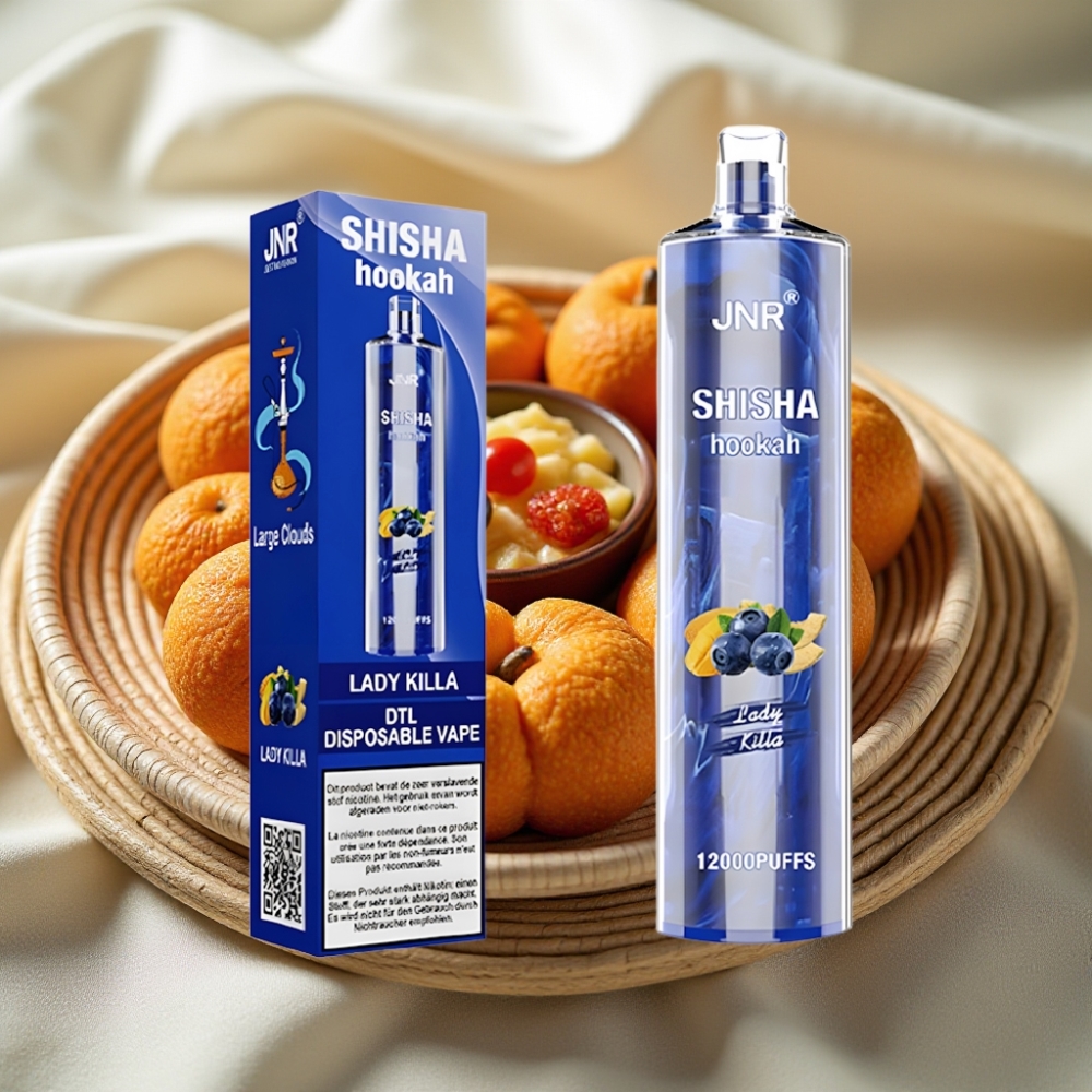 JNR Shisha Hookah 12000 Puffs Lady Killa 24ml 750mAh Type-C