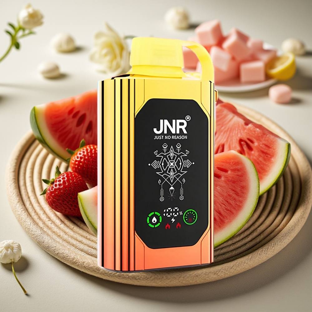 JNR Shisha Hookah Box 20500 Puffs Watermeloen Aardbei Bubblegum HD Display 1000mAh Type-C