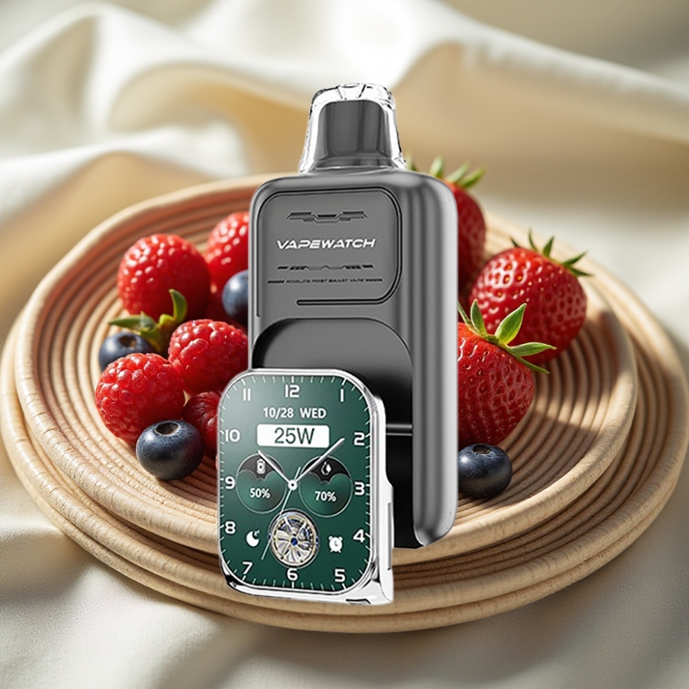 JNR VapeWatch 30000 Puffs Triple Bessen (Dual Mesh Coil, 19mL, Type-C)