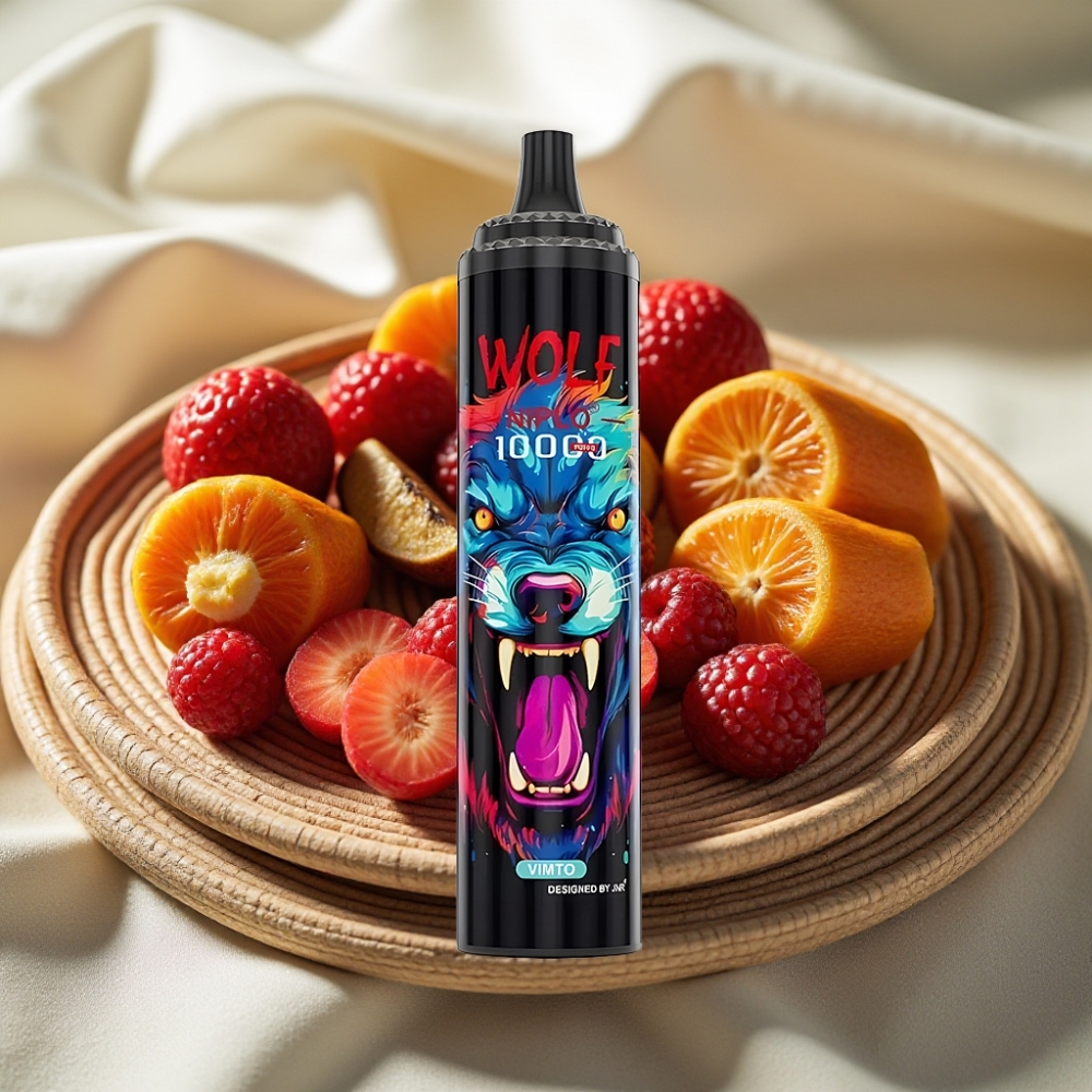 JNR Wolf Niplo 10000 Puffs Vimto Mesh 1.0 Ohm Type-C