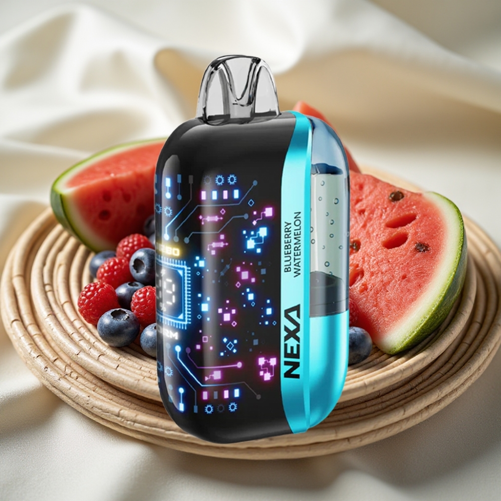 NEXA Ultra 50000 Puffs Blauwe Watermeloen Disposable Vape met 20ml en Type-C