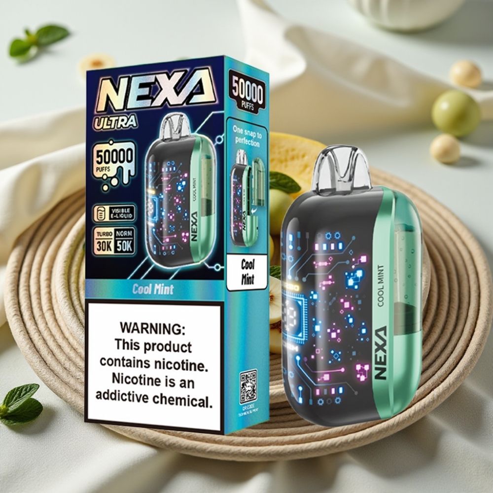 NEXA Ultra 50000 Puffs Disposable Vape Koel Munt 20ml 5%